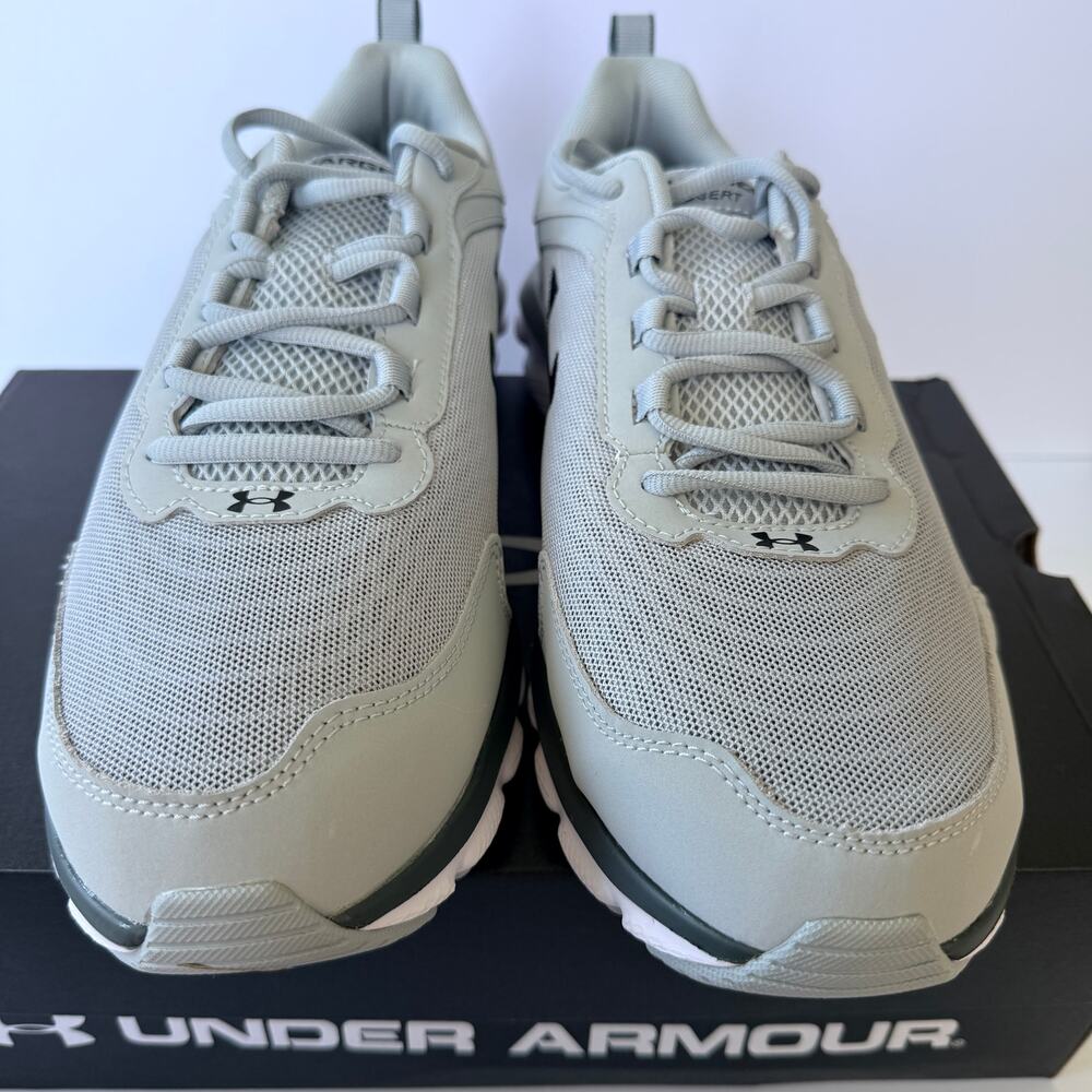Under Armour Charged Assert 9 4E Extra Wide Men's 13 Gray White New In Box